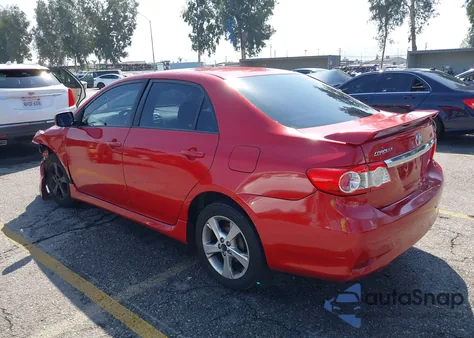 2012 Toyota Corolla S z USA, uszkodzony, nr VIN 5YFBU4EE7CP006509